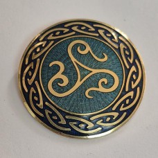 ENAMEL BROOCH CELTIC KNOT